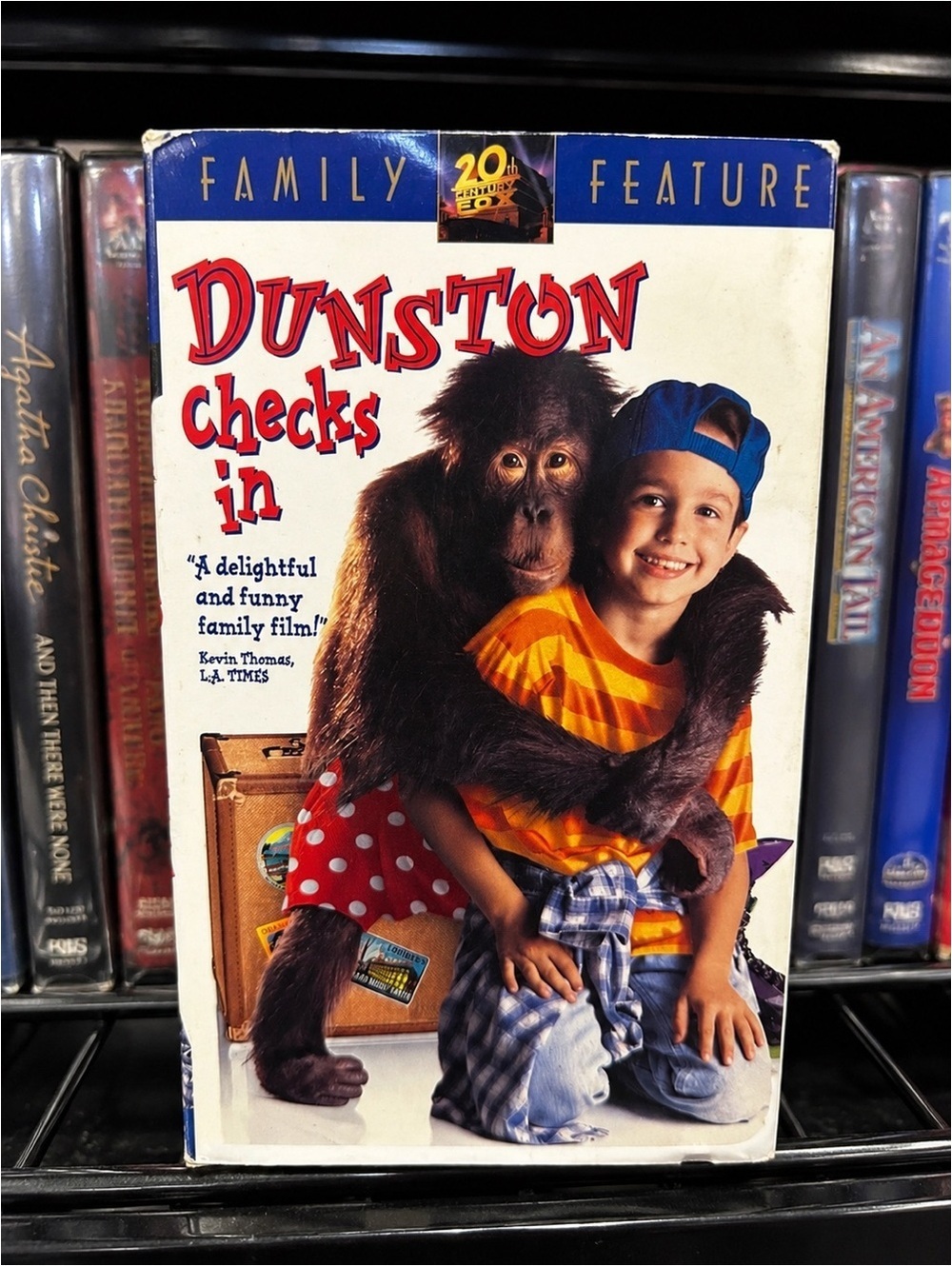 Dunston Checks In VHS 1996 Family Feature Clamshell Tape Tested